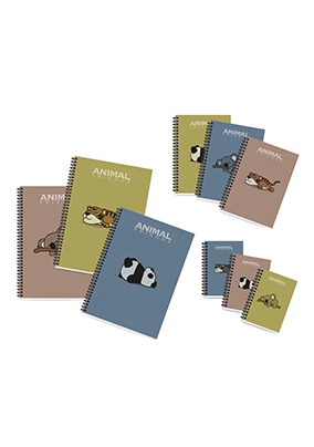 Animal Friends green quaderni a spirale