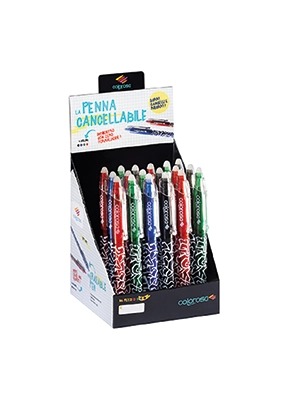 Colorosa scrittura box penne cancellabili
